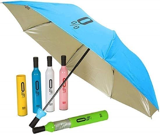 AquaFlask Umbrella | Pack of 2 Stylish Bottle-Shaped Umbrellas