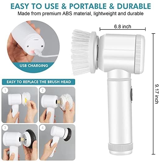 5 in 1 Rechargeable Electric Cleaning Brush