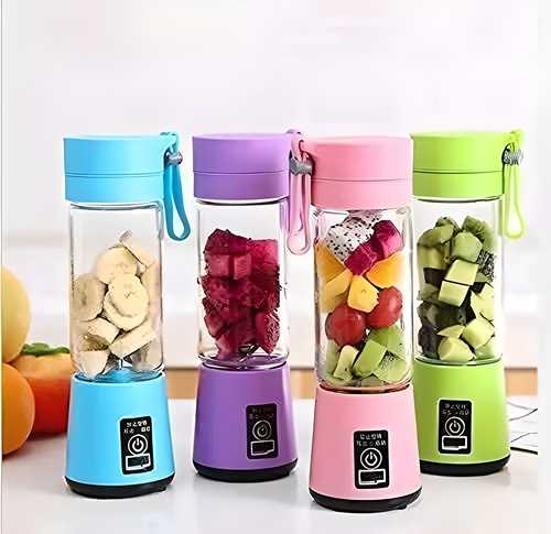 Portable Electric 6 Blade USB Juice Maker | 380 ml