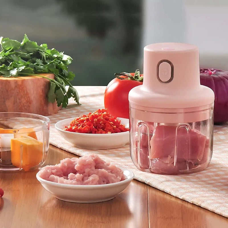 USB Rechargeable Mini Chopper Slicer