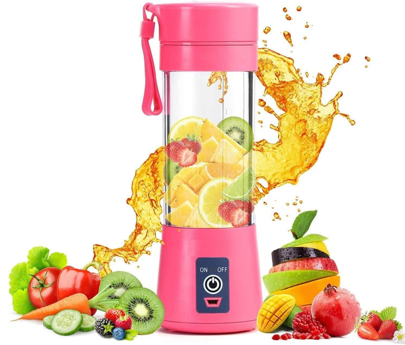 Portable Electric 6 Blade USB Juice Maker | 380 ml