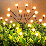 8 LED Solar Garden Light - Wind Swaying Outdoor Decor