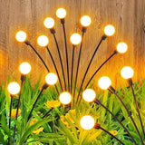 8 LED Solar Garden Light - Wind Swaying Outdoor Decor