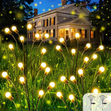 8 LED Solar Garden Light - Wind Swaying Outdoor Decor